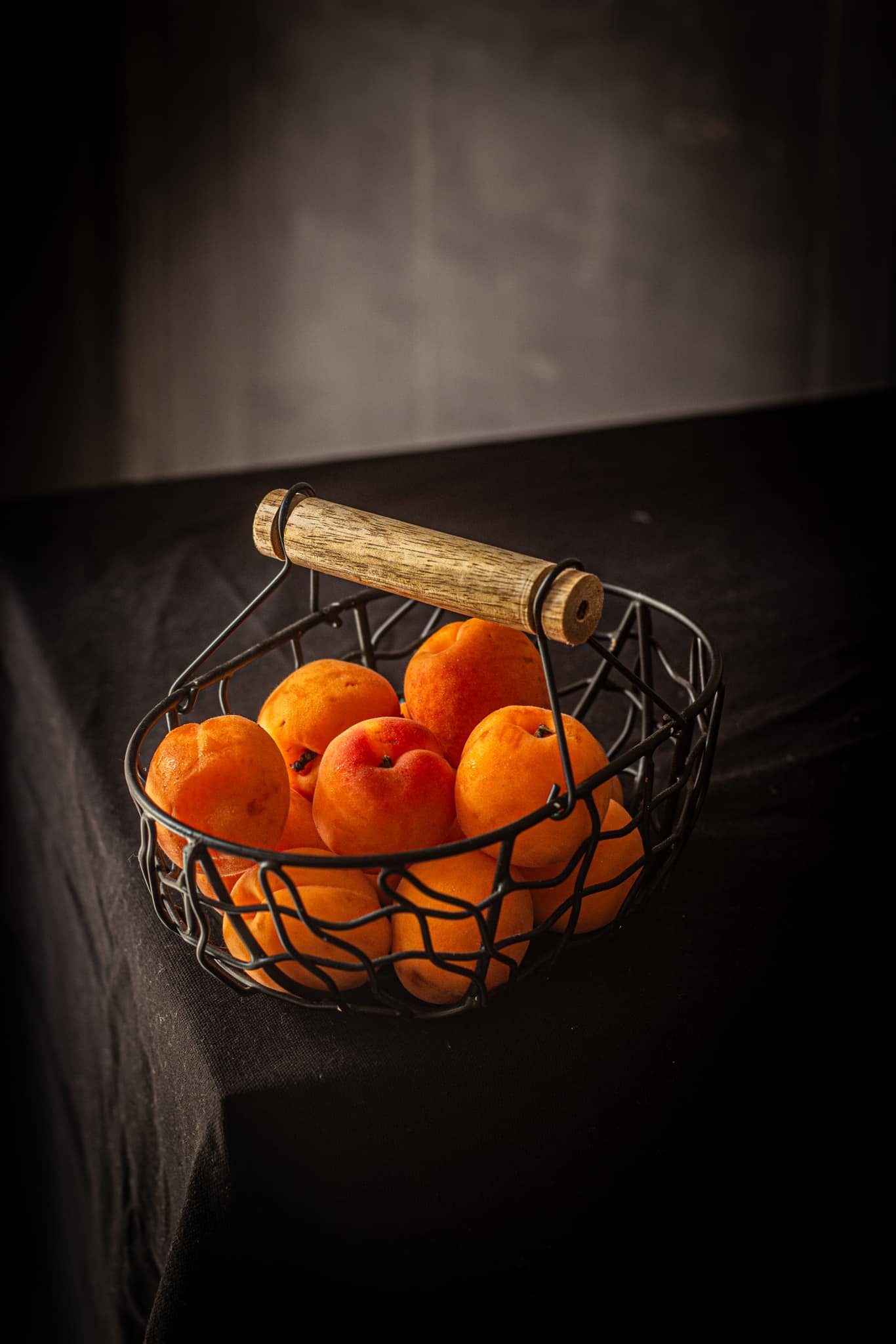 Tangerines in a basket